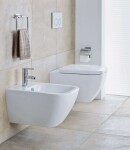 DURAVIT - Happy D.2 Závěsné WC, Rimless, HygieneGlaze, bílá 2222092000