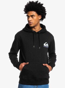 Quiksilver OMNI LOGO black pánská mikina přes hlavu