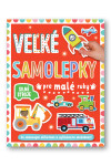 Veľké samolepky pre malé ruky Silné stroje