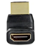 Nedis HDMI adaptér černá / Adaptér / HDMI konektor – HDMI zásuvka / úhlový 270° (CVGB34902BK)