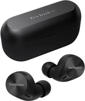 Technics AZ40M2 černá / Bezdrátová sluchátka / mikrofon / pasivní potlačení hluku AAC / Bluetooth 5.3 / IPX4 (EAH-AZ40M2EK)