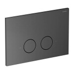 OMNIRES - STEEL-R45 splachovací tlačítko z nerezové oceli, grafit broušený ST45PS1GR