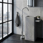 REA - Volně stojící baterie LUNGO Chrome REA-B4306