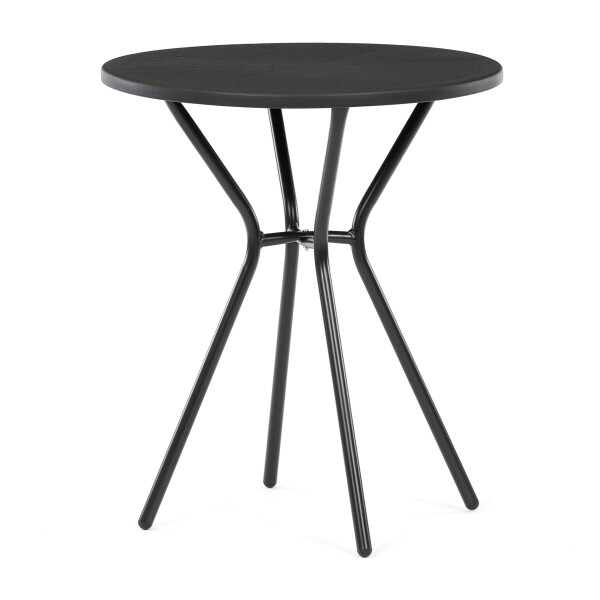 Zahradní stůl 60x60cm, plast, černá, AZT-H1021 BK