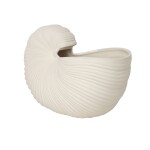 Shell Pot - Bílá Ferm Living - ferm LIVING Keramický obal na květináč Shell Pot Off White, krémová barva, keramika