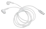 Activejet Sluchátka USB-C bílá / Sluchátka / Do uší / S mikrofonem / 32 ? (Activejet Słuchawki przewodowe)