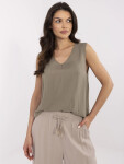 Halenka D73761M11218A khaki barva M