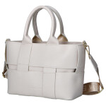 Módní dámská koženková kabelka do ruky LB Amisa, béžová