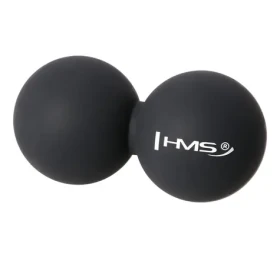 HMS BLC02 Dvojitý masážní míč černý - Lacrosse Ball (5907695519396)