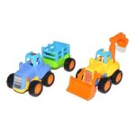 Traktor + vlek / Bagr se setrvačníkem, 16 cm, Wiky Vehicles, W110946