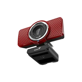 Genius ECam 8000 červená / Webkamera / 1920x1080 / USB 2.0 / mikrofon (32200001409)