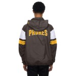 New Era Pánská bunda San Diego Padres MLB Quarter Zip Windbreaker Velikost: S