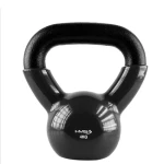 HMS KNV04 Kettlebell pokrytý vinylem 4 kg černý (5907695524147)