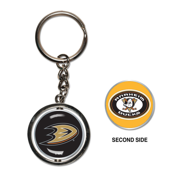 Wincraft Přívěšek Anaheim Ducks NHL Spinner Key Ring FA_032085649645