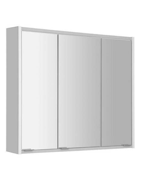 SAPHO - BATU galerka 80x71x15cm, 2x LED osvětlení, bílá lesk 1141131