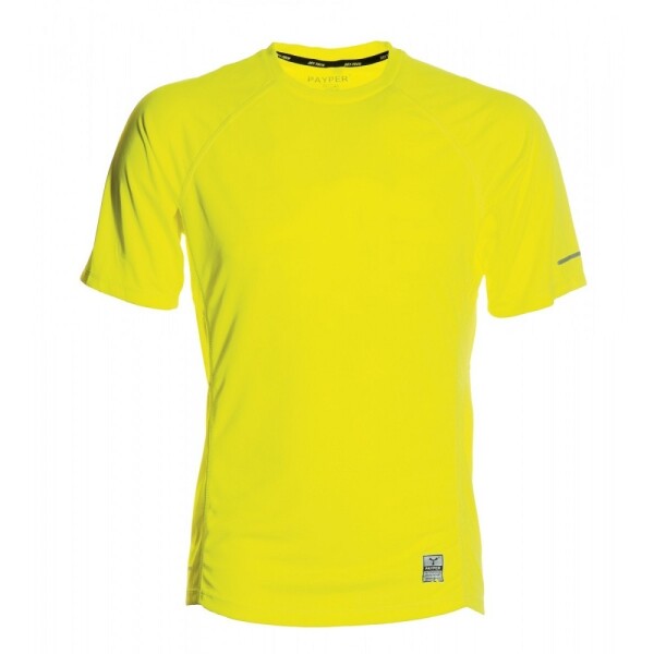 Triko RUNNING DRY-TECH žlutá fluo PAYPER pánské sportovní