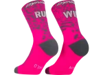 Dynafit Run Wild Crew běžecké ponožky Pink Glo/0720 vel. 35-38