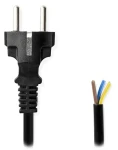 Nedis Napájecí kabel Typ F černá / Napájecí kabel / přímý - přímý / poniklovaný konektor / 3 m (CEGL11930BK)
