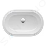 Laufen - Savoy Umyvadlo vestavné 510x310 mm, s přepadem, bez otvoru pro baterii, bílá H8189450001091