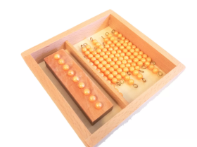 Moyo Montessori Moyo Montessori Perlové řetězy pro desítkovou tabulku