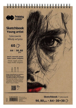 Skicák spirála A4 - 80/90g/60arch