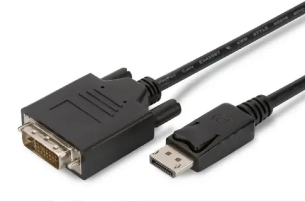 MicroConnect DisplayPort 1.2 - DVI-D Kabel M-M / 1m / 6mm / Dual-Link / 1920 x 1080 / černá (DP-DVI-MM-100)