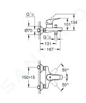 GROHE - BauFlow Umyvadlová baterie s výpustí, chrom 23753000