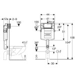 GEBERIT SIGMA splachovací nádržka pod omítku 109.300.00.5