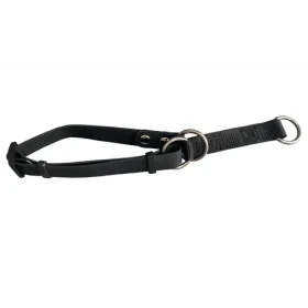 Huhubamboo Polostahovací obojek černá / Obojek pro psy / 30-54 cm (352767)