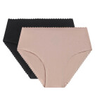 Dámské boxerky 2ks DIM BODY TOUCH HIGHWAIST BRIEF DIM černá