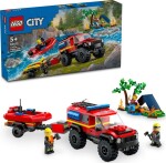 LEGO® City 60412 Hasičský vůz 4x4 záchranný člun