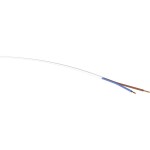 VER H03VVH2-F 2x0,75 ws Ri.100 energetický kabel H03VVH2-F 2 x 0.75 mm² bílá 100 m