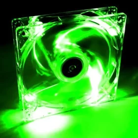Akyga AW-12A-BG zelená / Ventilátor / 120 mm / zelená LED / Molex (AW-12A-BG)