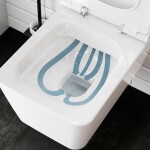 HANSGROHE - EluPura Q Závěsné WC se sedátkem SoftClose, Rimless, HygieneEffect, bílá 62023450