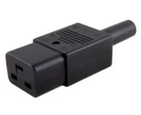 MicroConnect IEC síťová zástrčka C19 (F) černá (C19PLUG)