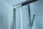 HOPA - Sprchové dveře ESTRELA - BARVA rámu - Chrom/Leštěný hliník (ALU), Rozměr A - 150 cm, Směr zavírání - Levé (SX), Výplň - Čiré bezpečnostní sklo - 6 mm BCESTR15CCL
