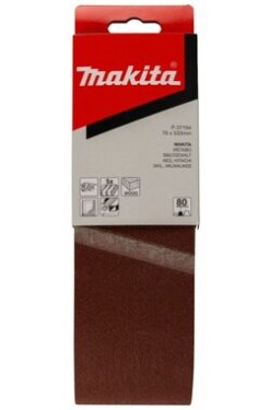 Makita P-37194 Brusný pás 76 x 533mm K80 / 5ks (P-37194)