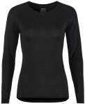 Běžecké tričko CRAFT PRO Dry Nanoweight LS - černá Velikost textilu: XL