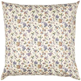Ib Laursen Bavlněný povlak na polštář Purple Flowers 60 x 60 cm, multi barva, textil