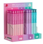 ICO ICO, Ježek, ergonomická grafitová tužka, mix barev a tvrdostí, 1 ks Tvrdost tužek: 2B Šedá