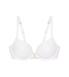 BODY MAKE-UP ESSENTIALS – Hladká bezešvá podprsenka s polstrováním Triumph WHITE 90A