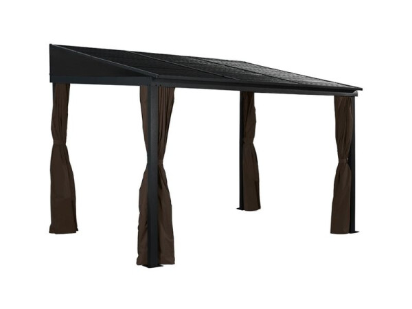 Sojag Portland nástěnná pergola 10x12 288x367x240 cm antracit