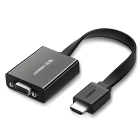 UGREEN MM103 černá / Adaptér HDMI - VGA / Micro-USB napájení / 25 cm (40248)