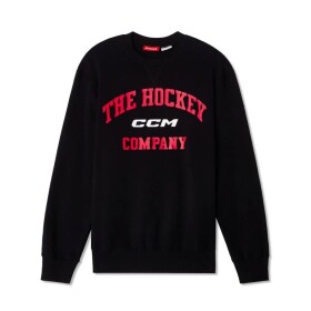 Pánská mikina CCM Athleisure Crew Black Velikost: XL