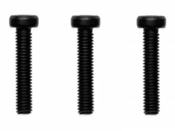 EKWB EK-Loop Hex Key Screw Set M4x20mm - Black (3pcs) (3831109900840)