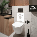 Laveo - Mata zvukově izolační pro závěsnou mísu WC/bidetu AMT_610T