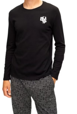 Pánské pyžamo 50479316 černo-bílé - HUGO Boss M