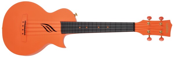 Cascha HH 2289 Carbon Fibre Ukulele Set Orange