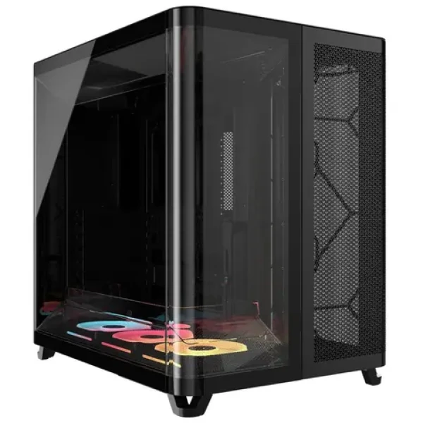 Corsair AIR 5400 LX-R RGB černá / E-ATX / 3x USB-C / 3x 120mm / bez zdroje / průhledná bočnice (CC-9011320-WW)