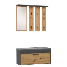 FRONTI Předsíň PARMA Antracit + dub artisan